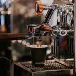 Illustrasi Alat Mesin Espresso Astoria